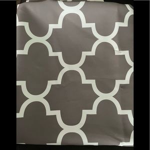 HLC Curtains 84” x 52”  geometric pattern gently used two panels